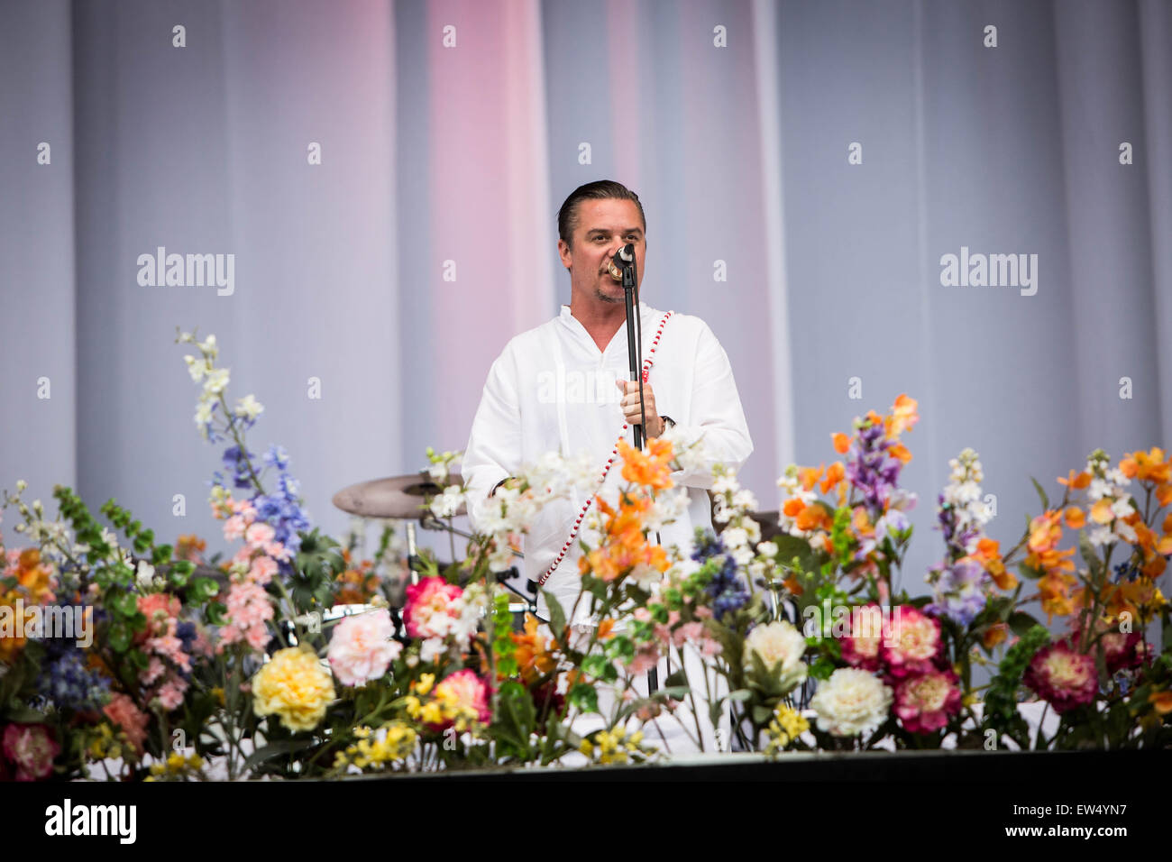 La fede non più eseguire live at Pinkpop Festival 2015 in Landgraaf Paesi Bassi © Roberto Finizio/Alamy Live News Foto Stock