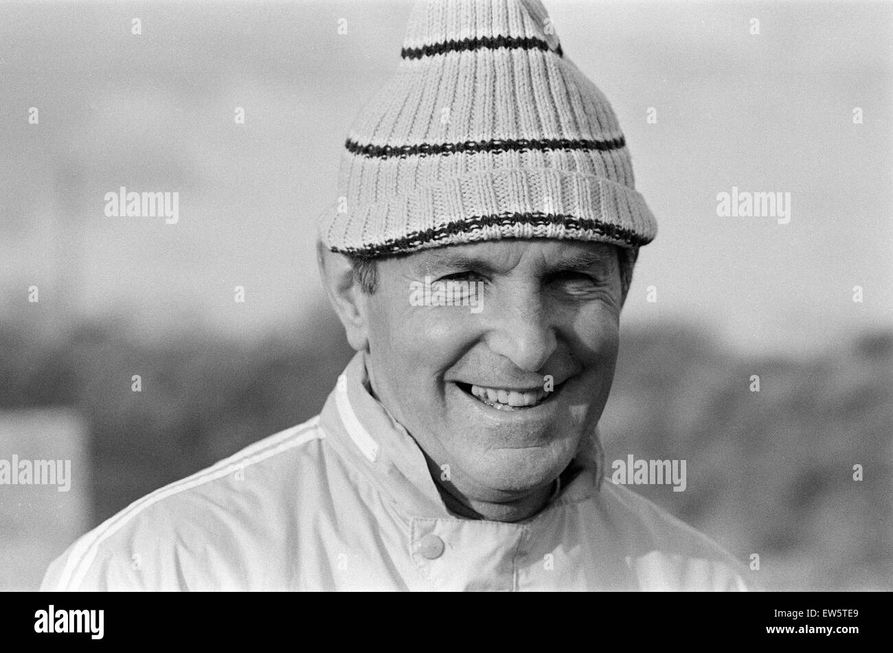 Dave Sexton, Coventry City Manager, mostrato durante la sessione di allenamento in anticipo di FA Cup terzo turno match contro la città di Worcester, venerdì 7 gennaio 1983. - Foto Stock