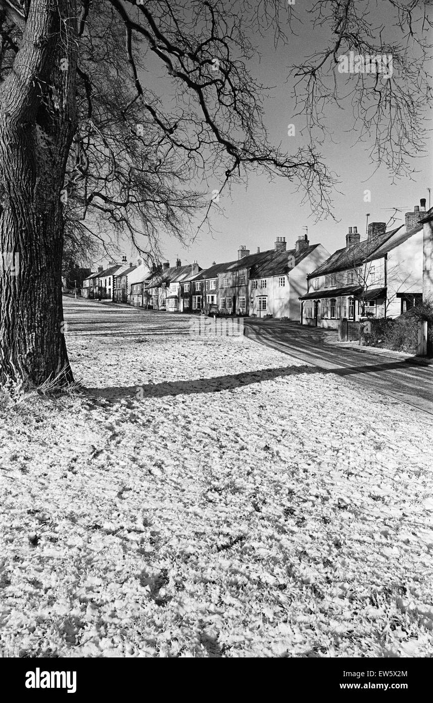 Scene di campagna, Cleveland, North Yorkshire, 1 febbraio 1980. Foto Stock