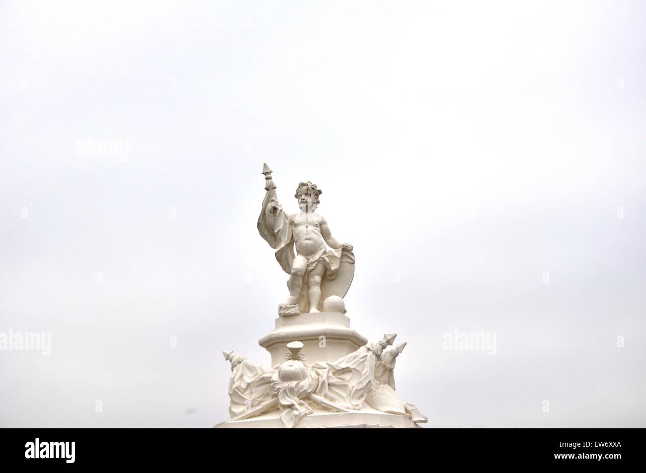 Statua di pietra a Padova, Italia Foto Stock