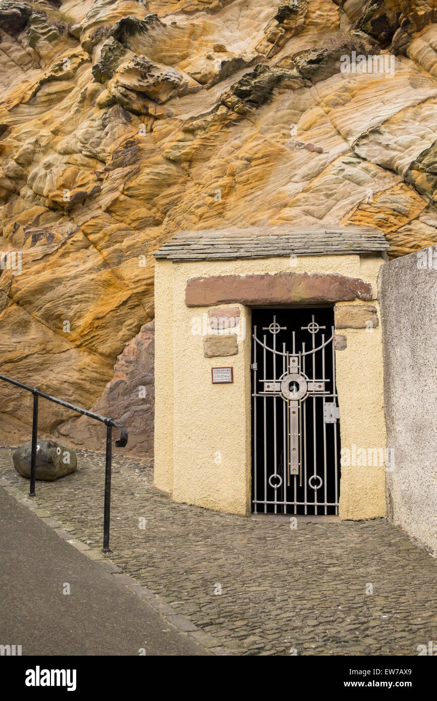St Fillan's Cave Foto Stock