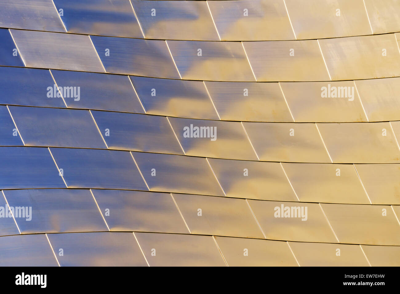 Sfondo di shiny trame metalliche Foto Stock