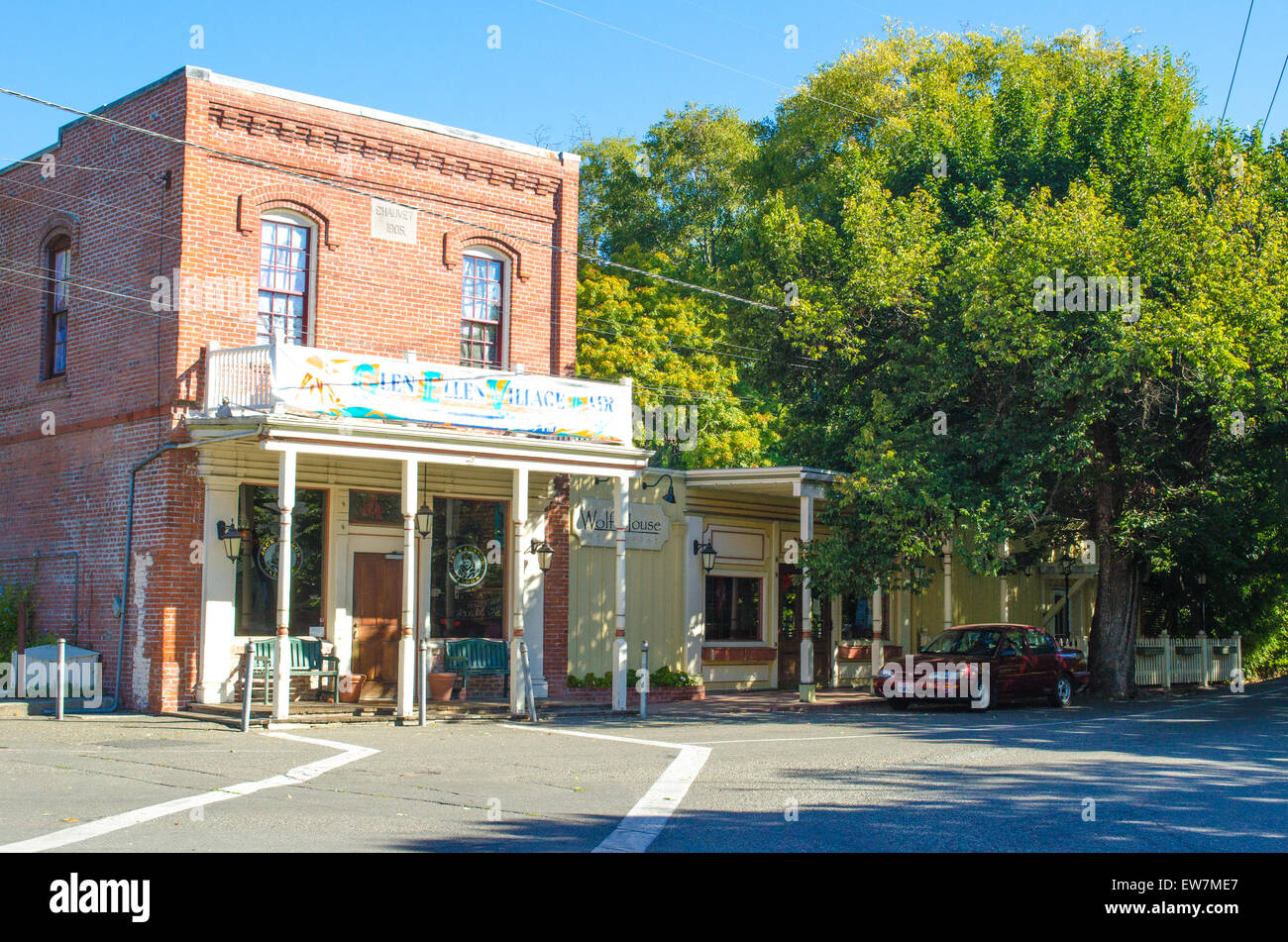 Il Jack London Ristorante e bar, Glen Ellen California, vicino a Jack London parco dello stato Foto Stock