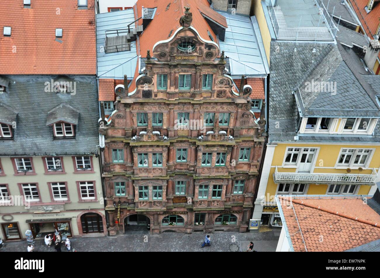 Haus zum Ritter, Heidelberg, Germania Foto Stock
