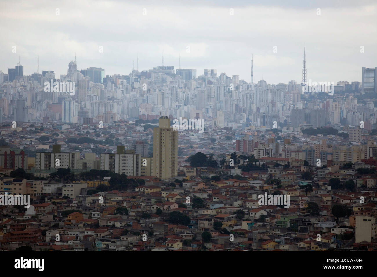 Sao Paulo urbanscape Foto Stock