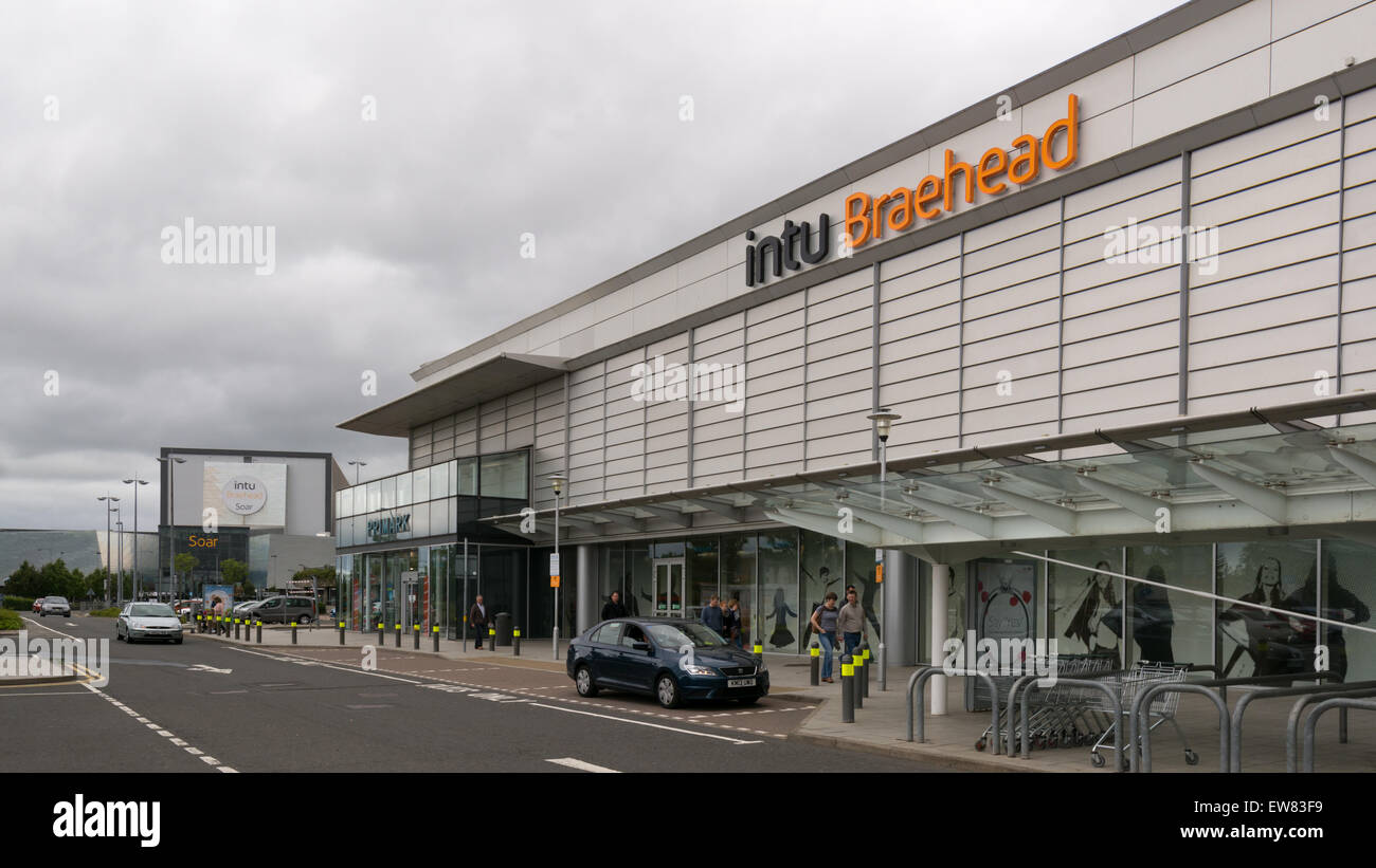 Intu Braehead, Glasgow Shopping Centre e salire a Intu Braehead hub di intrattenimento Foto Stock