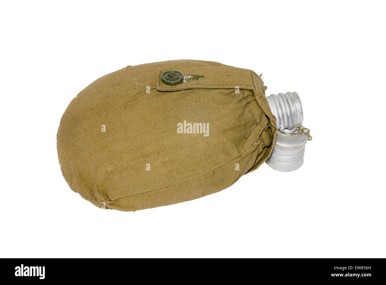 Un vecchio esercito russo di acqua in bottiglia Foto Stock