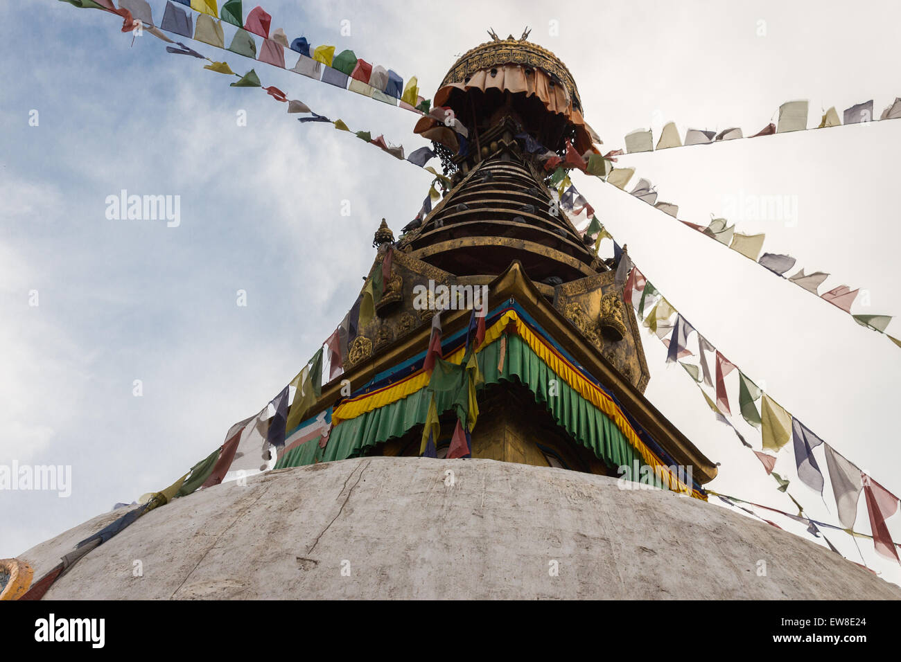 Nel tempio di Cathmandu Foto Stock