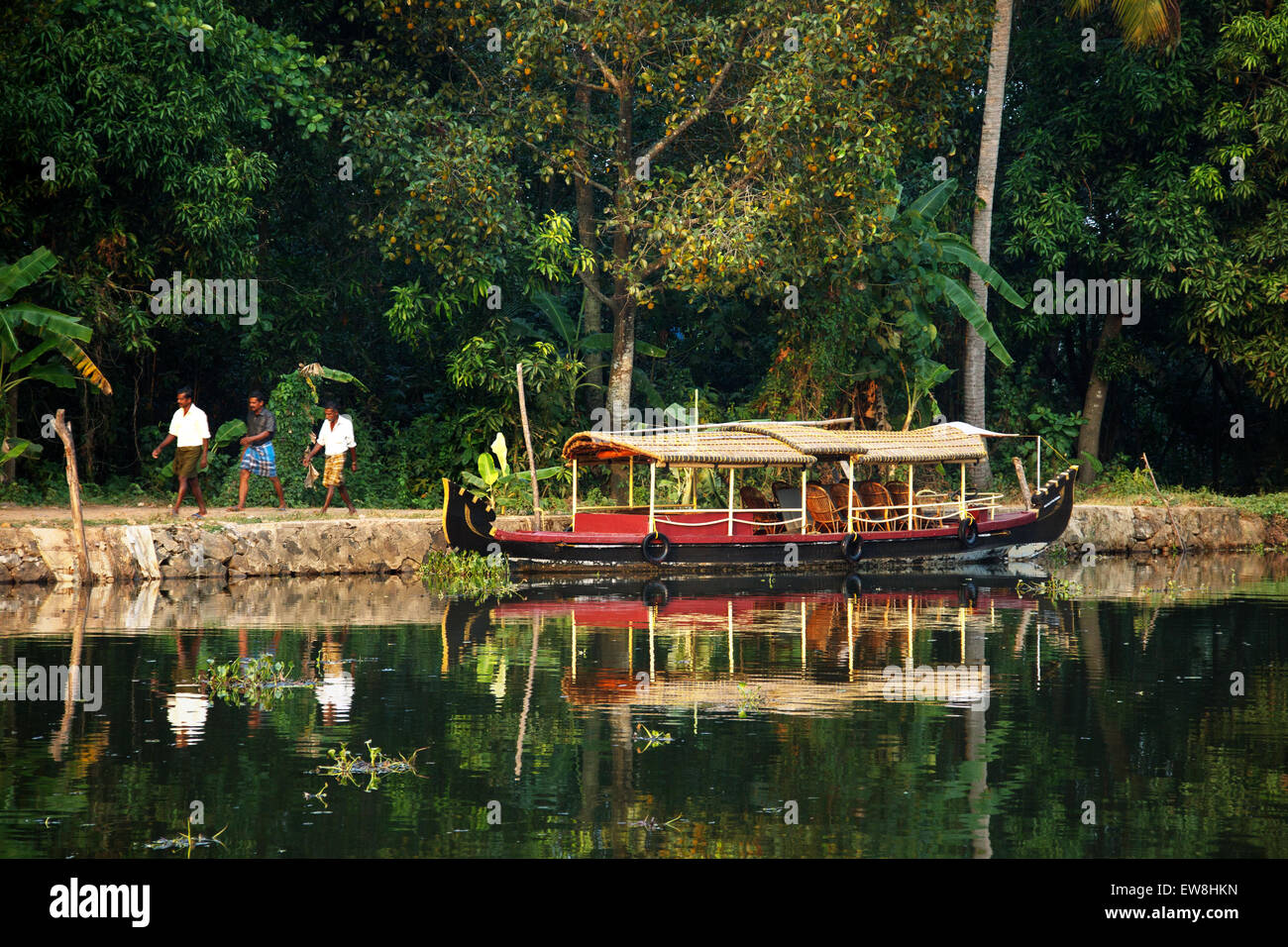 Il Kerala Backwaters Foto Stock