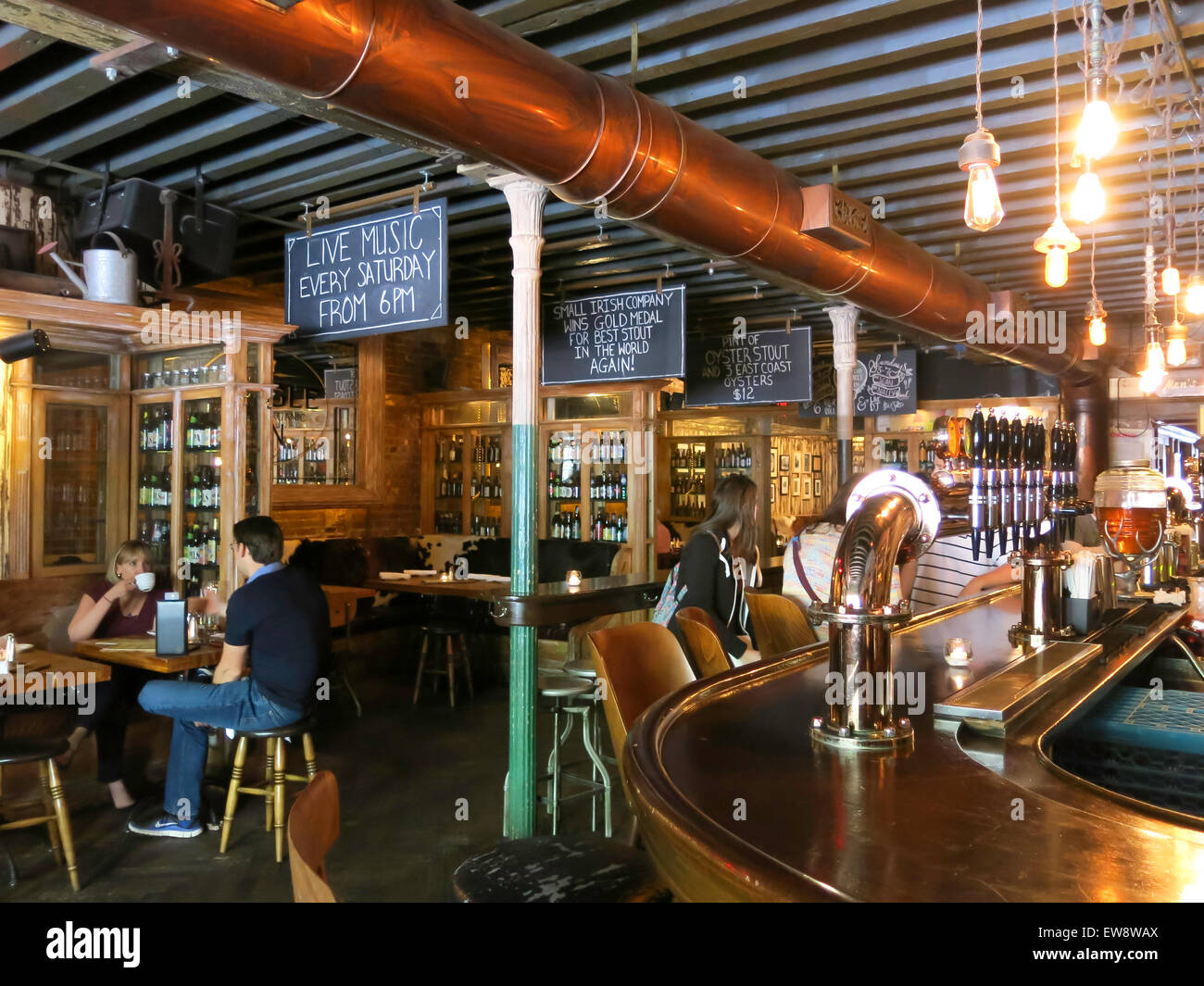 Storico Fraunces Tavern Museum e ristorante, 54 Pearl Street, NYC Foto Stock