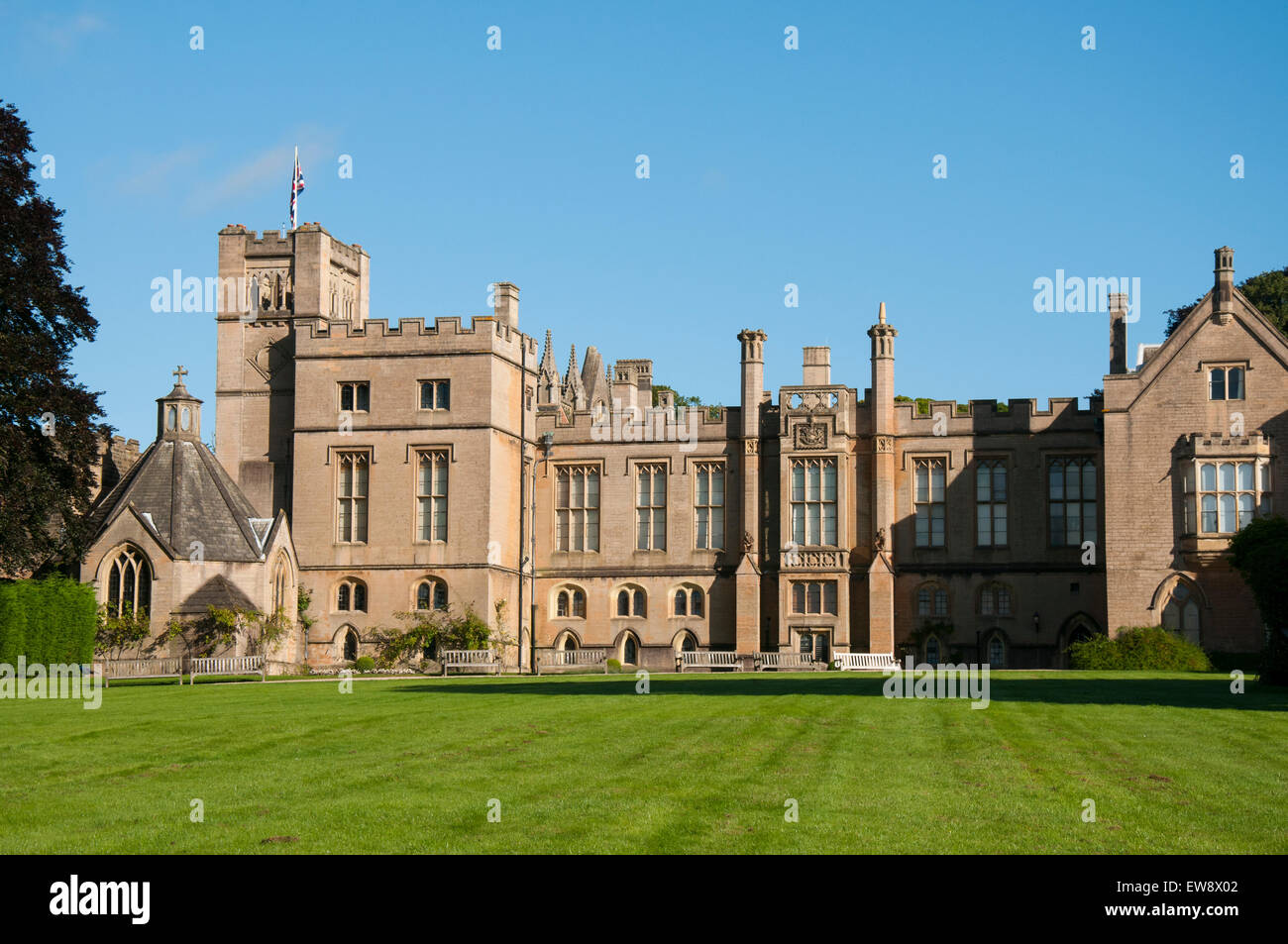 La Newstead Abbey, Nottinghamshire England Regno Unito Foto Stock