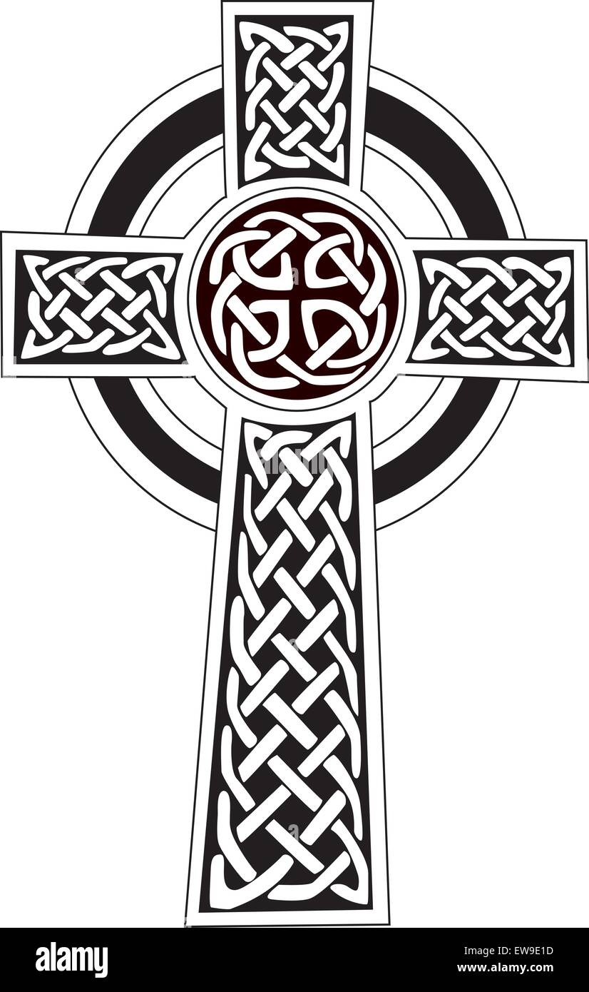 Croce celtica simbolo - tatuaggio o illustrazioni Immagine e Vettoriale -  Alamy