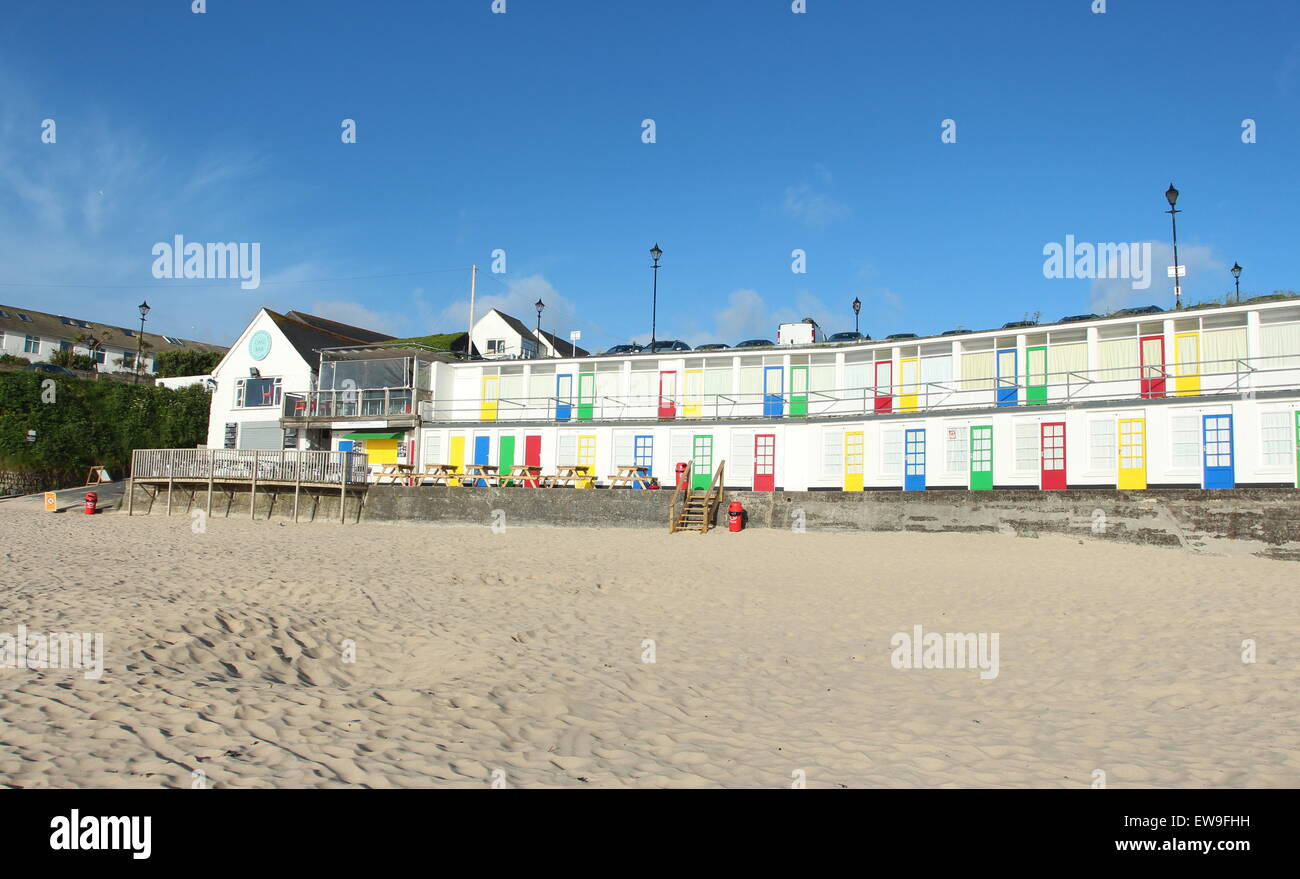 Cornish scene e spiagge Foto Stock