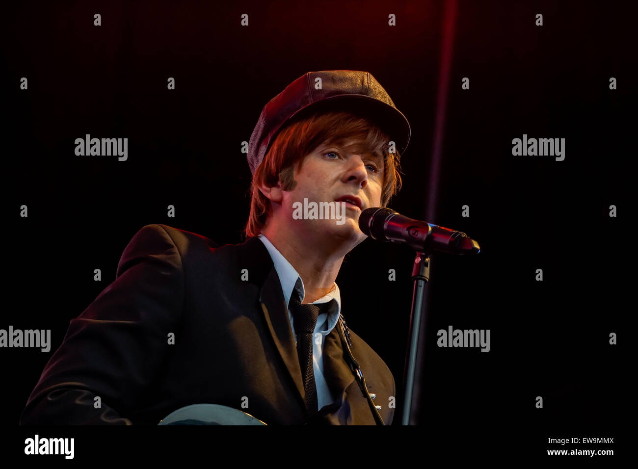 Londra, UK, 20 Giugno 2015 : Let it Be preforme a West End LIVE 2015 a Trafalgar Square a Londra. Foto di credito: Vedere Li/Alamy Live News Foto Stock