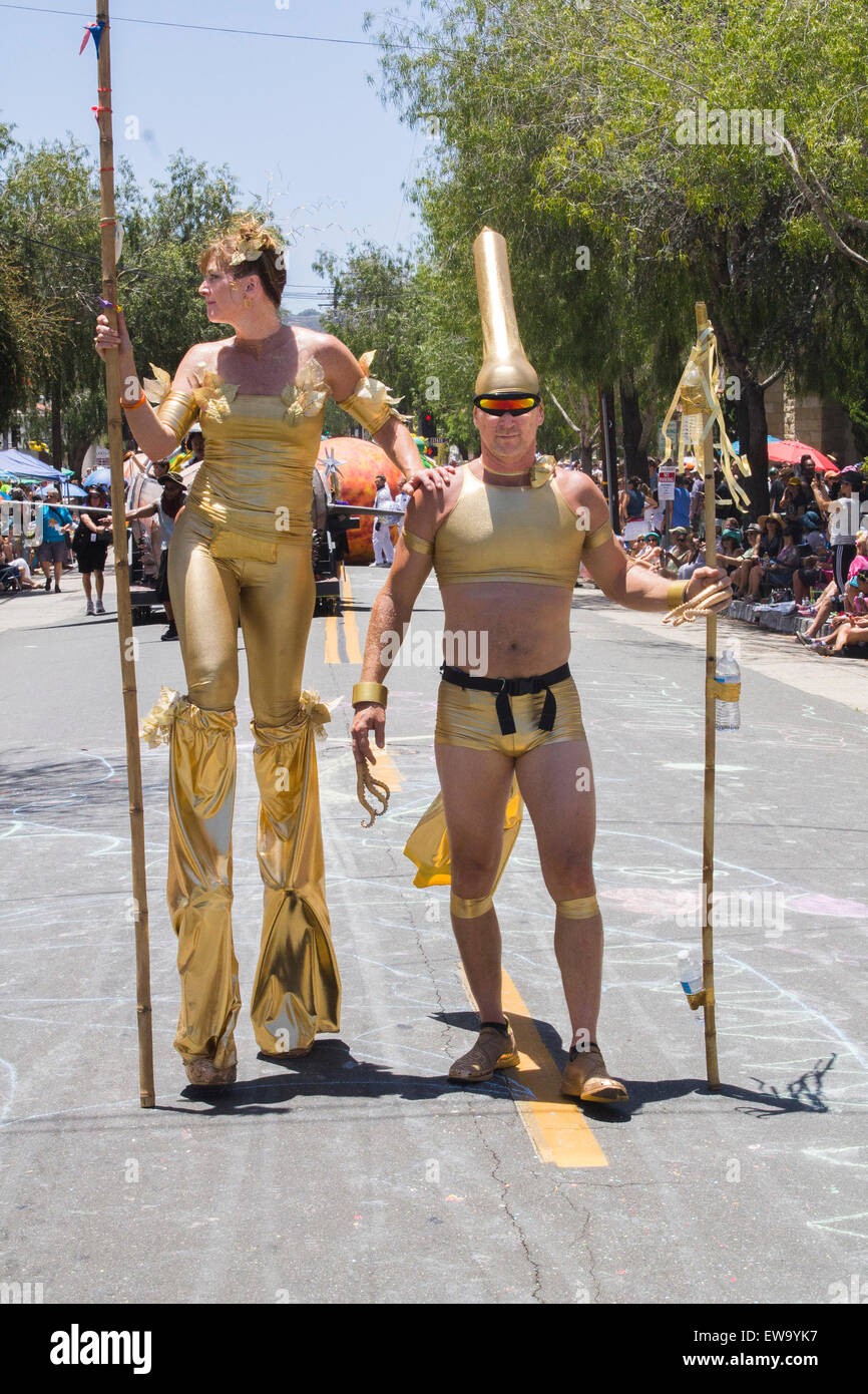 Summer Solstice Parade Foto Stock