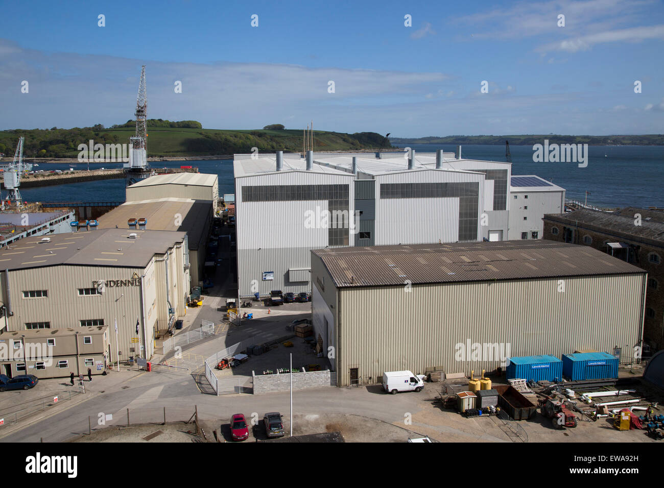 Pendennis Shipyard, Colchester, England, Regno Unito Foto Stock