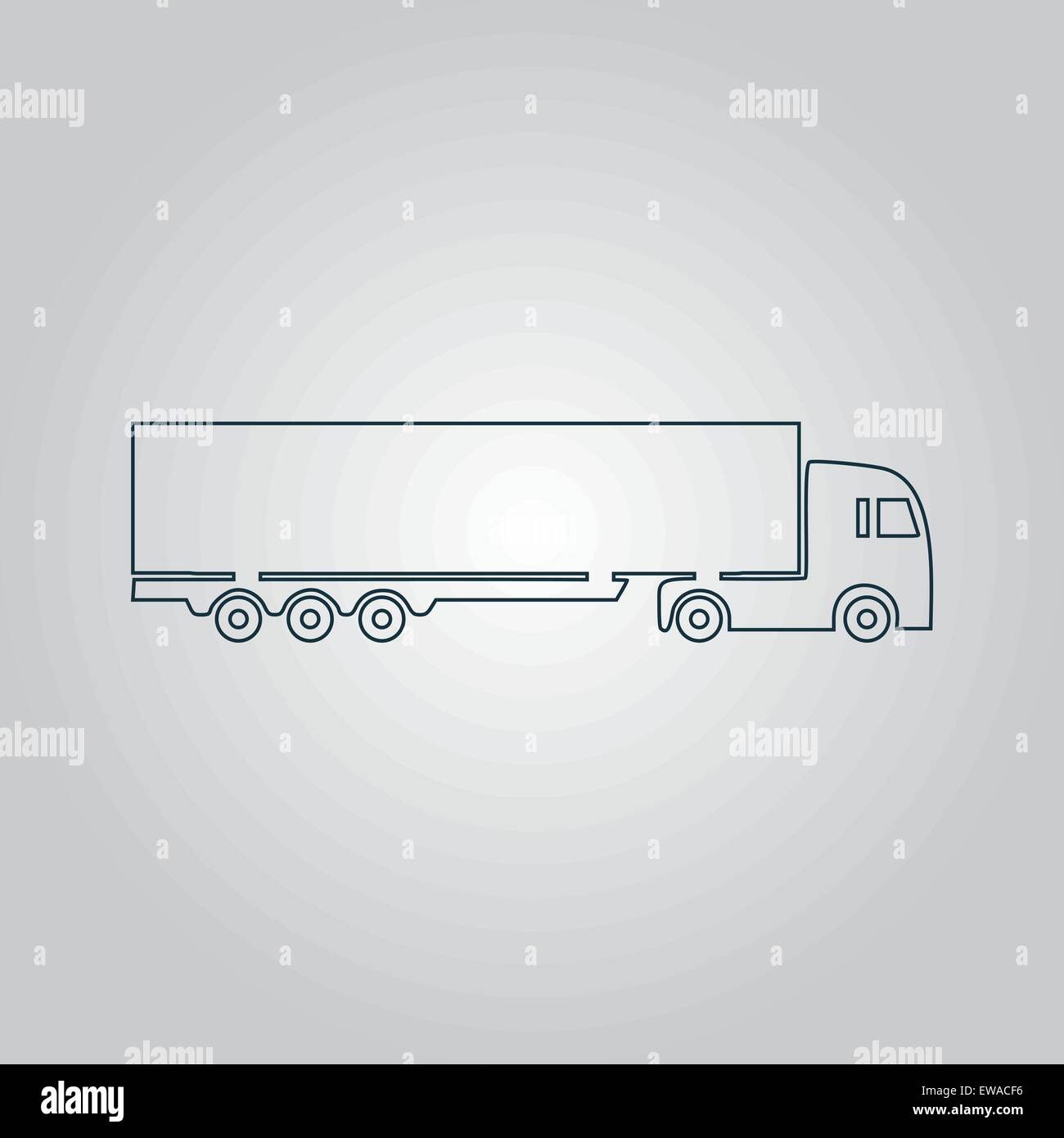 Vettore carrelli dettagliata sagome Illustrazione Vettoriale