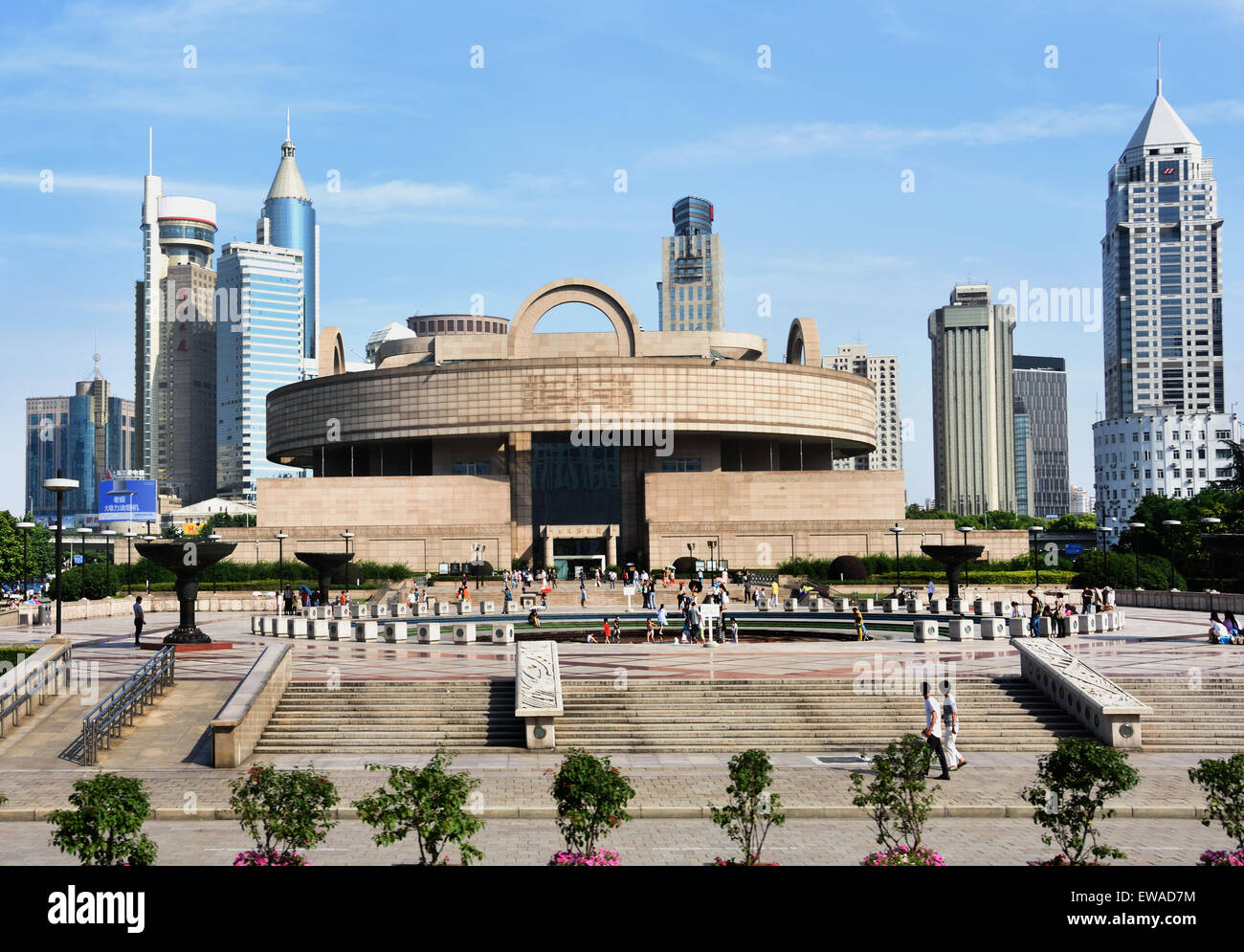 Il Museo di Shanghai di Antica Arte Cinese la Piazza del Popolo ( ) Huangpu Cina Foto Stock