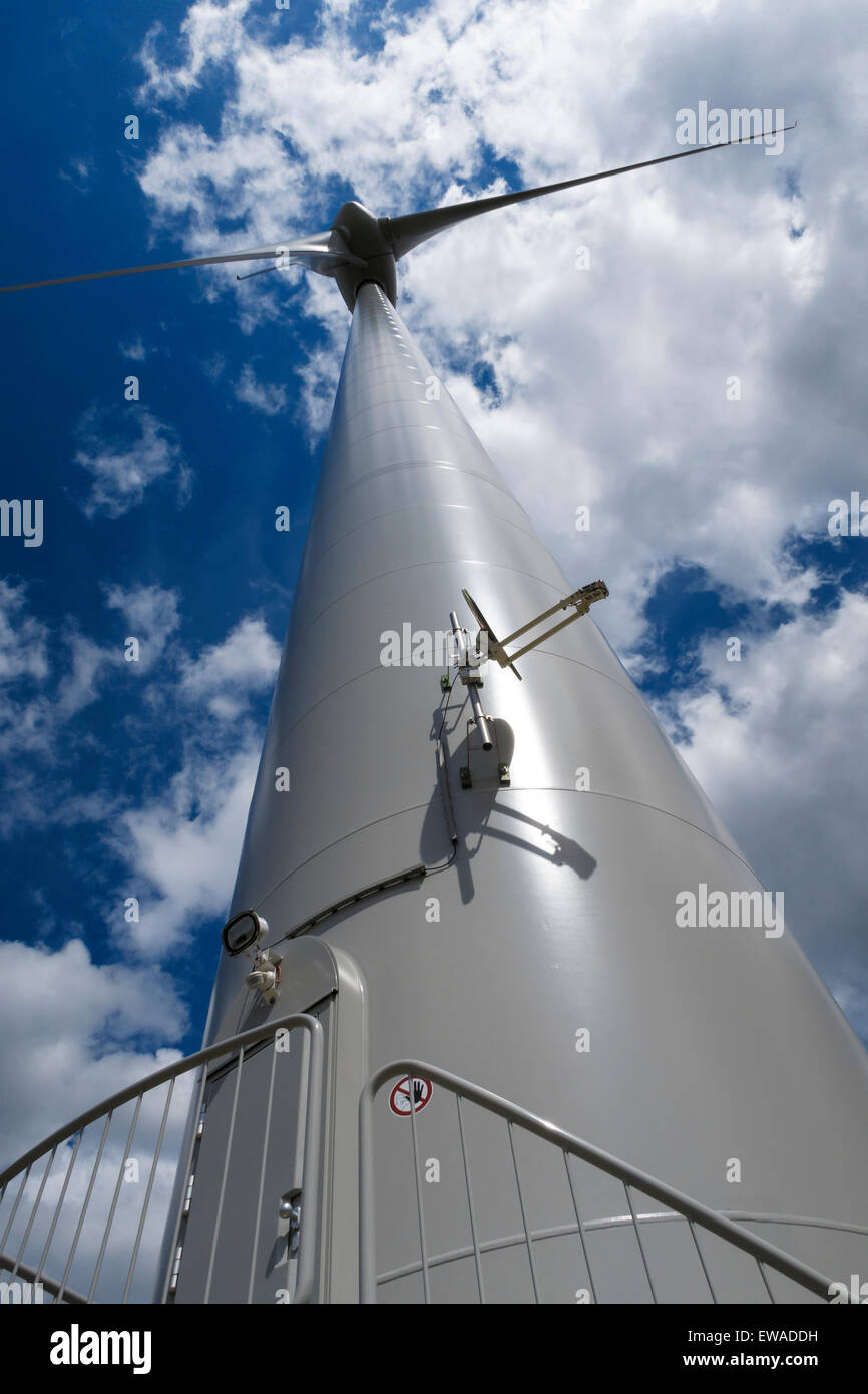 Turbina eolica per il millennio Country Park, Marston Vale, Bedfordshire, Regno Unito. Foto Stock
