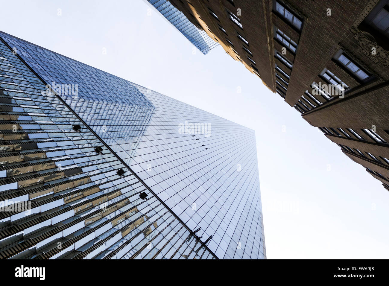 Freedom Tower, torre uno, New York City, One World Trade Center, NYC, Manhattan Stati Uniti. Foto Stock