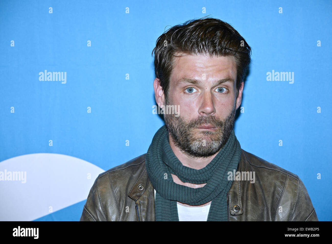 Primo binge guarda caso per il tedesco della serie TV Verbotene Liebe a Cinenova. Dotato di: Sebastian Schlemmer dove: Colonia, Germania Quando: 20 Apr 2015 Foto Stock