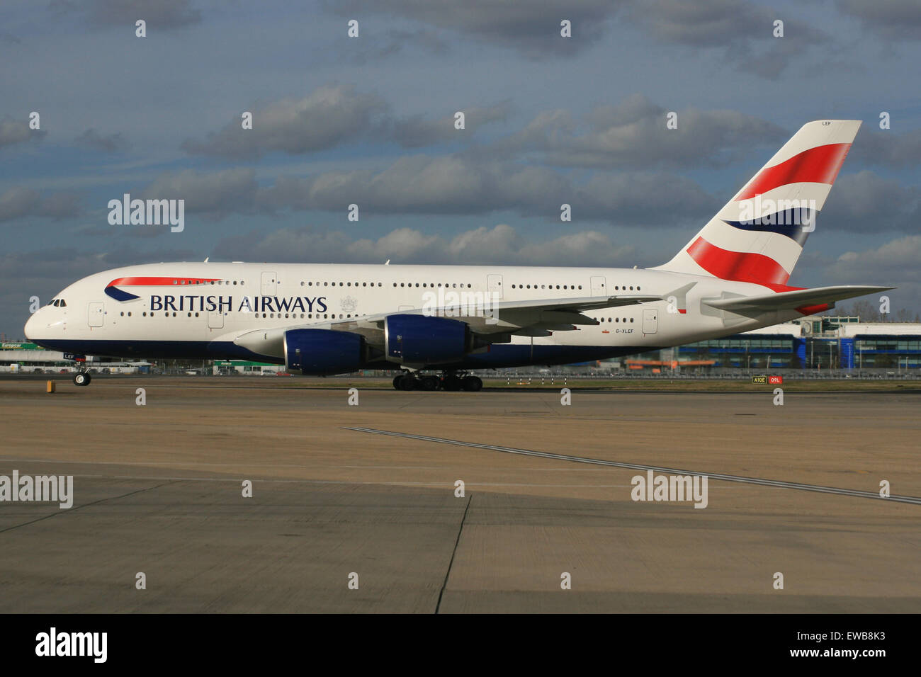 British Airways 380 Foto Stock