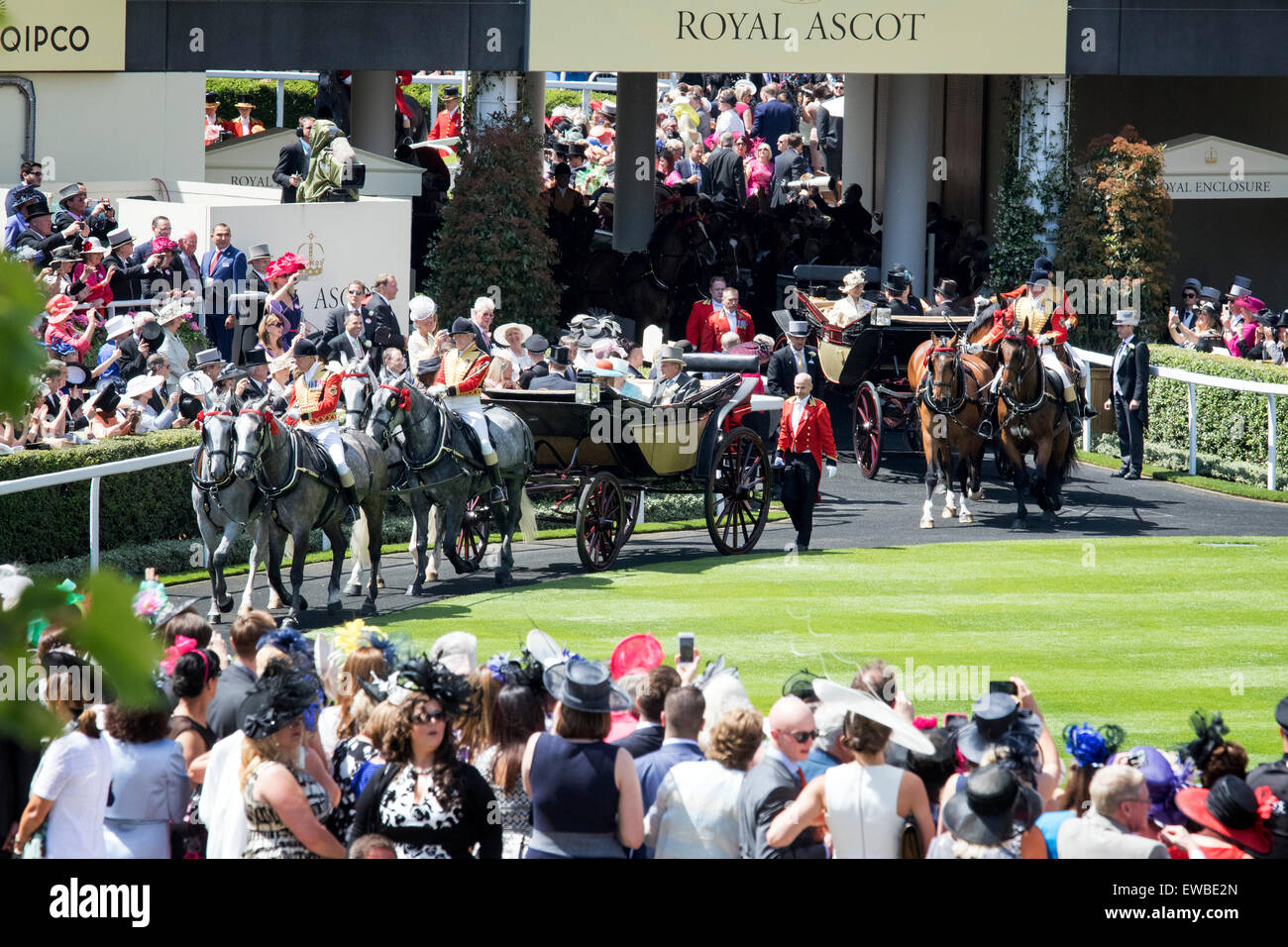 Royal Ascot Ladies giorno gare Foto Stock