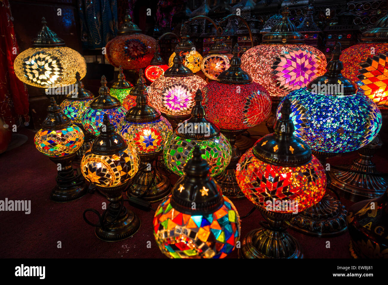 Lampade arabe Foto Stock