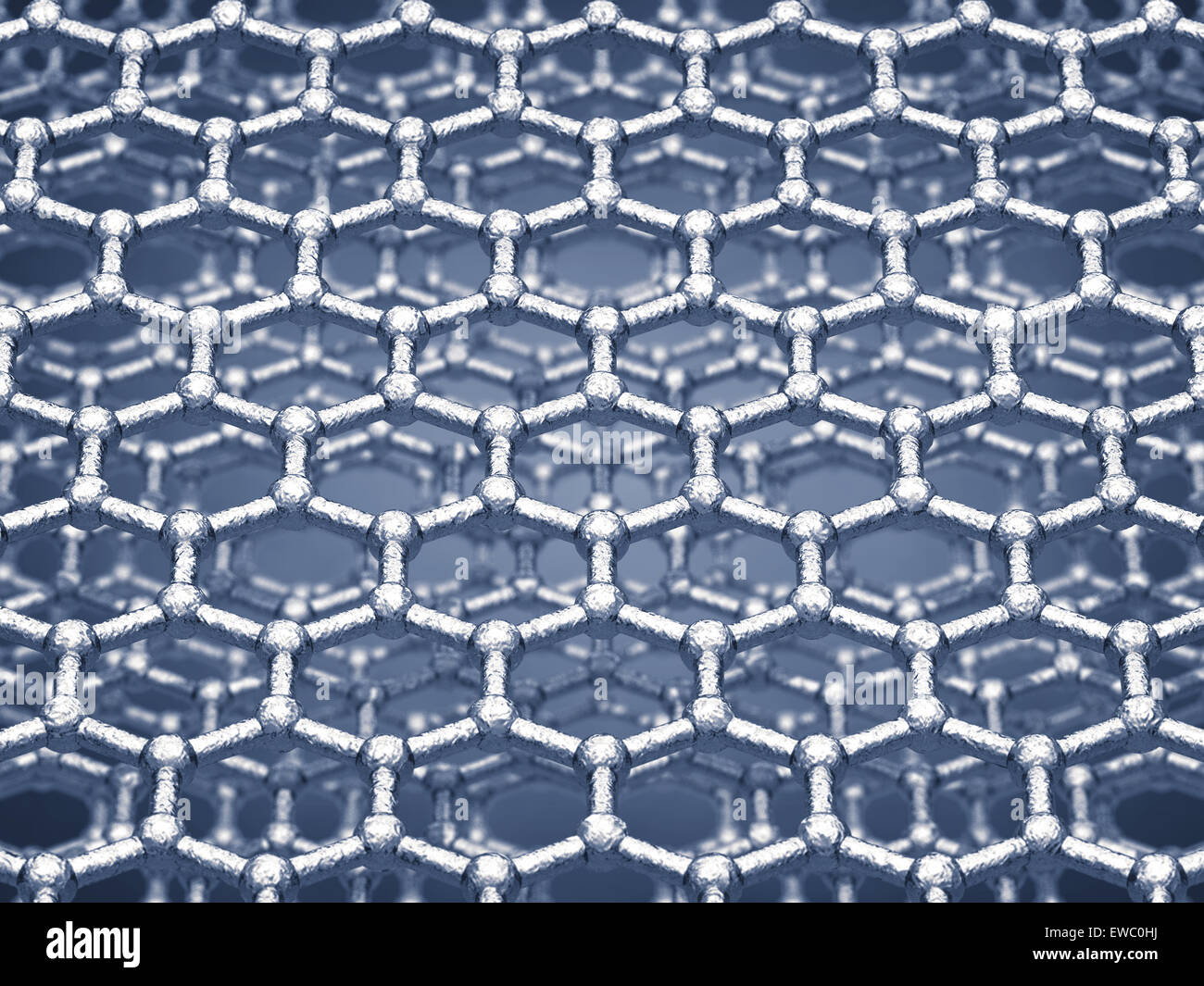 Fogli di grafene struttura , la nanotecnologia Foto Stock