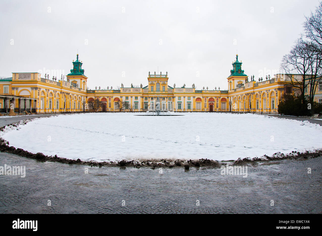 Palazzo di Wilanow Foto Stock