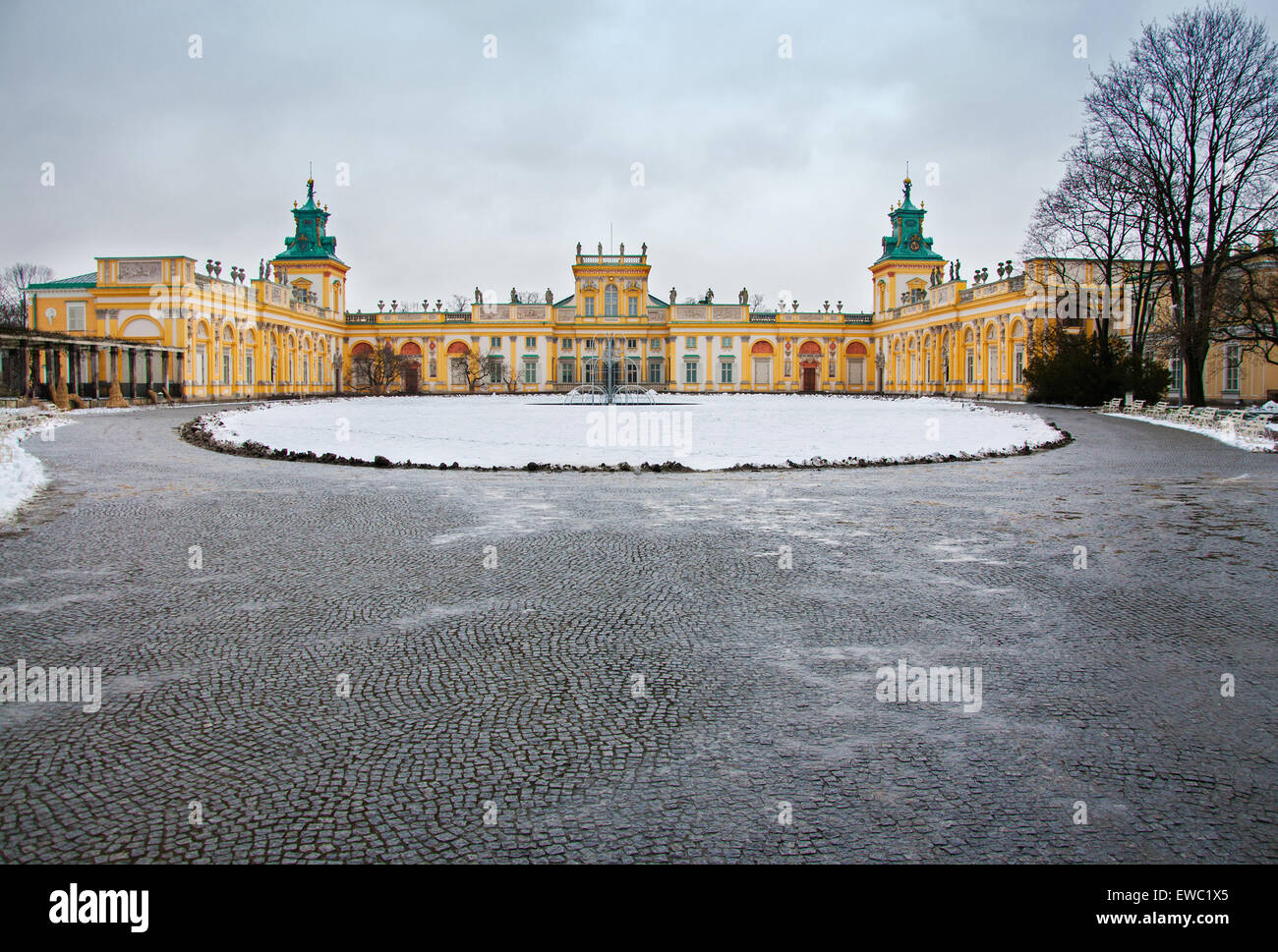 Palazzo di Wilanow Foto Stock