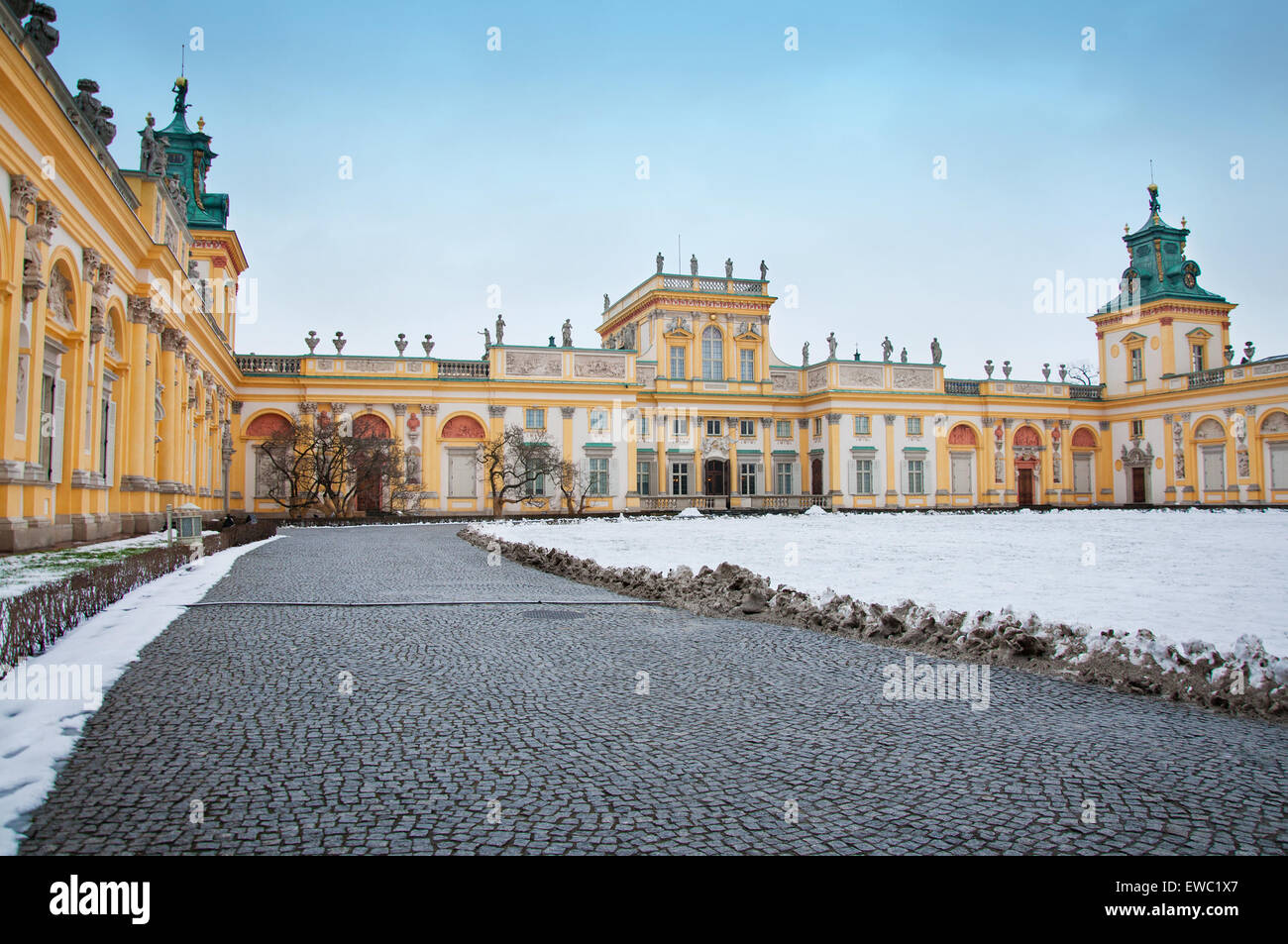 Palazzo di Wilanow Foto Stock