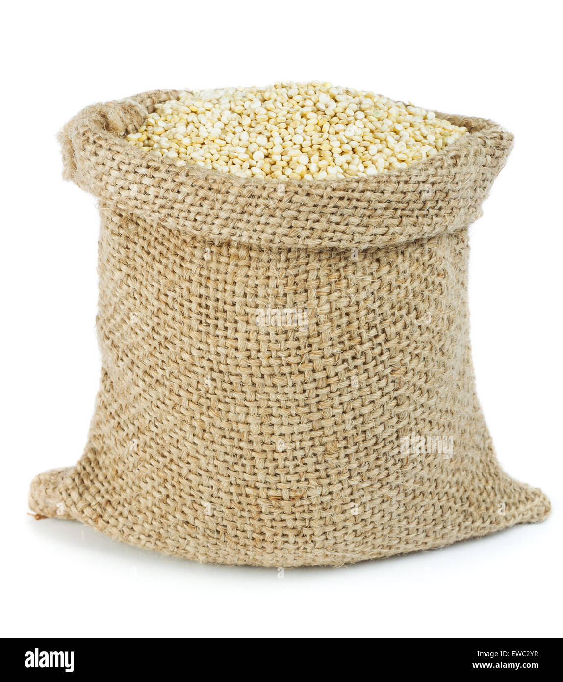 Quinoa sano - senza glutine semi nel sacco di piccole dimensioni Foto Stock