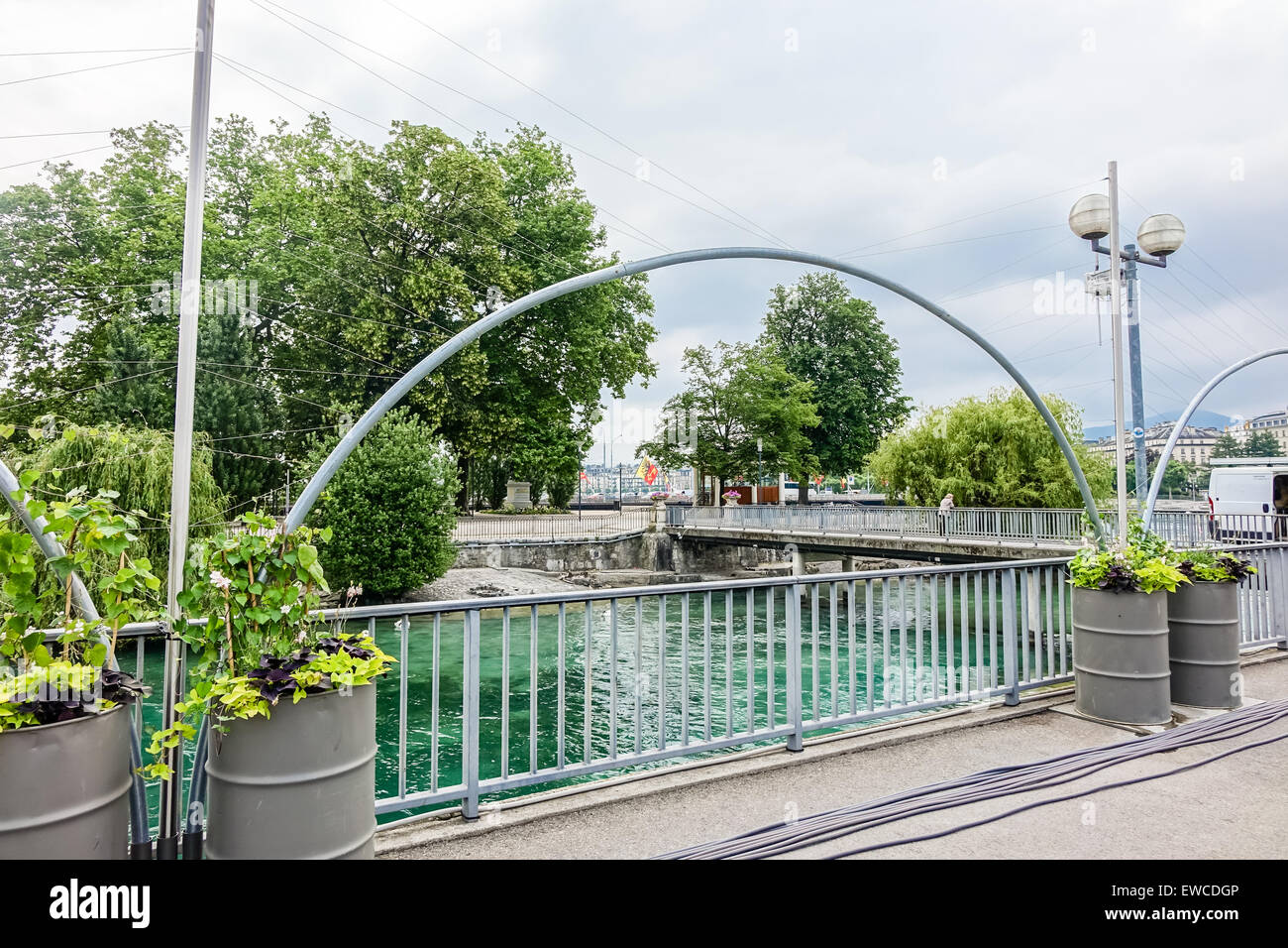 Monte Blanc Bridge Foto Stock