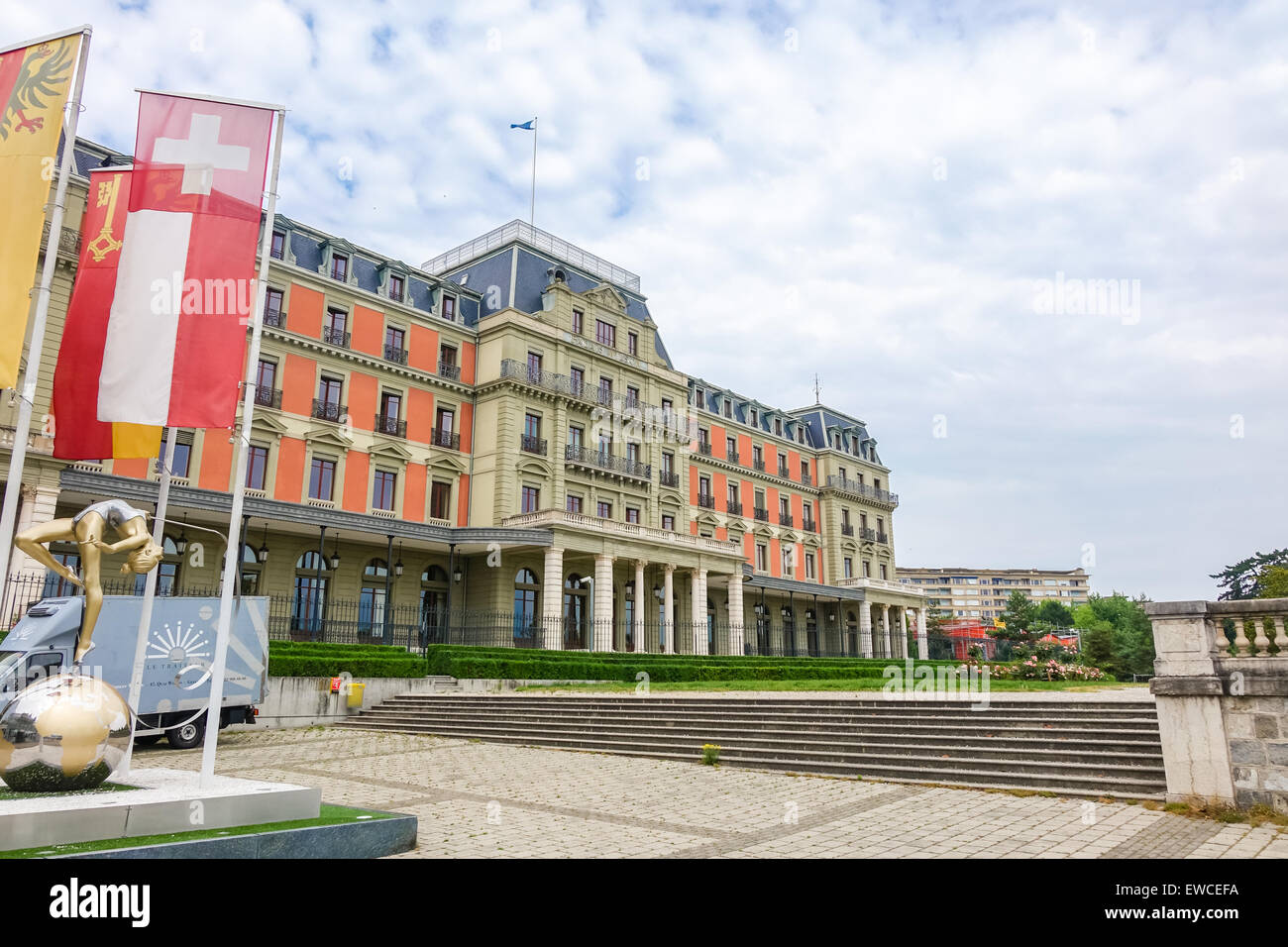 Palazzo Wilson Ginevra Foto Stock
