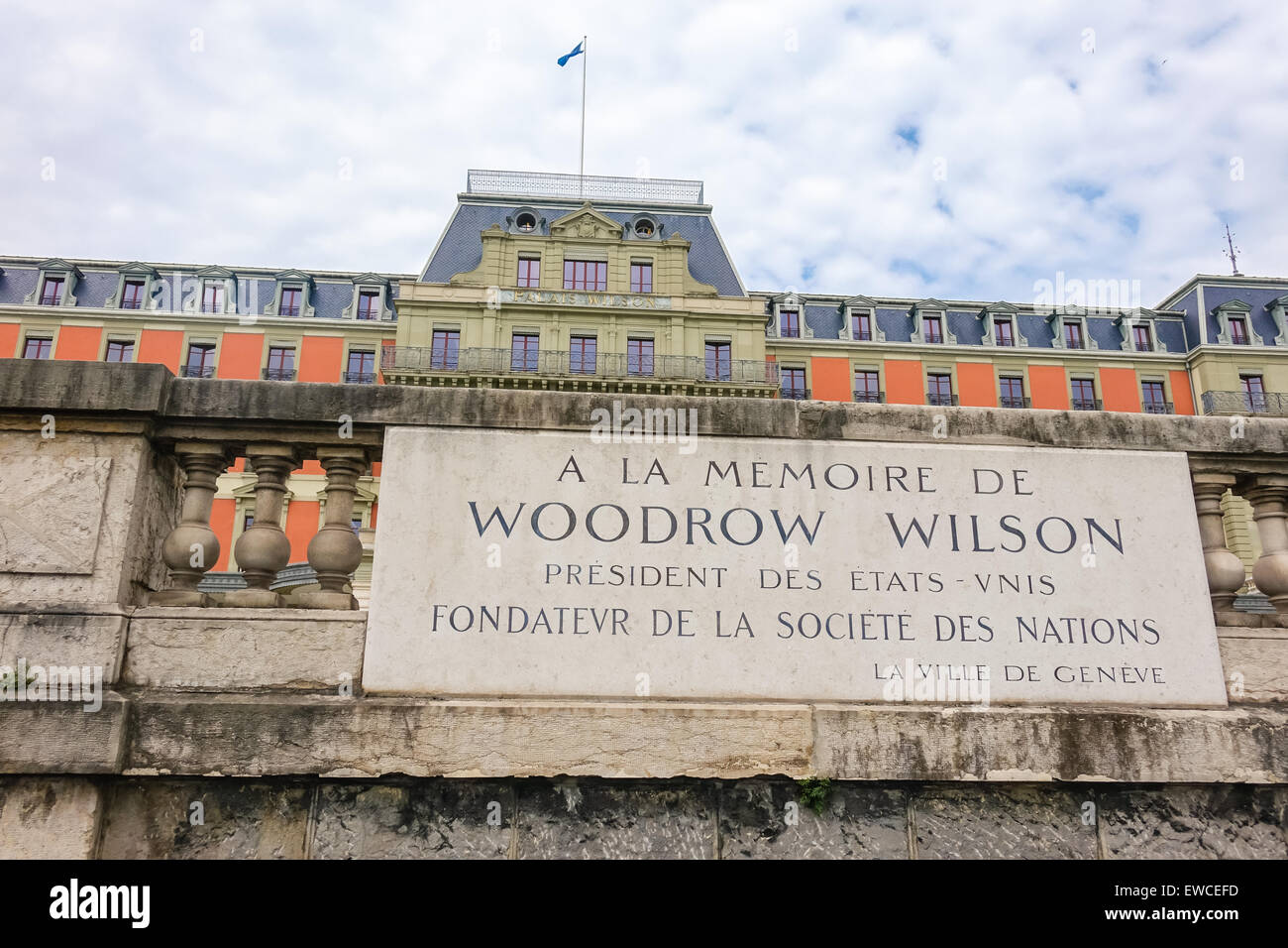Palazzo Wilson Ginevra Foto Stock