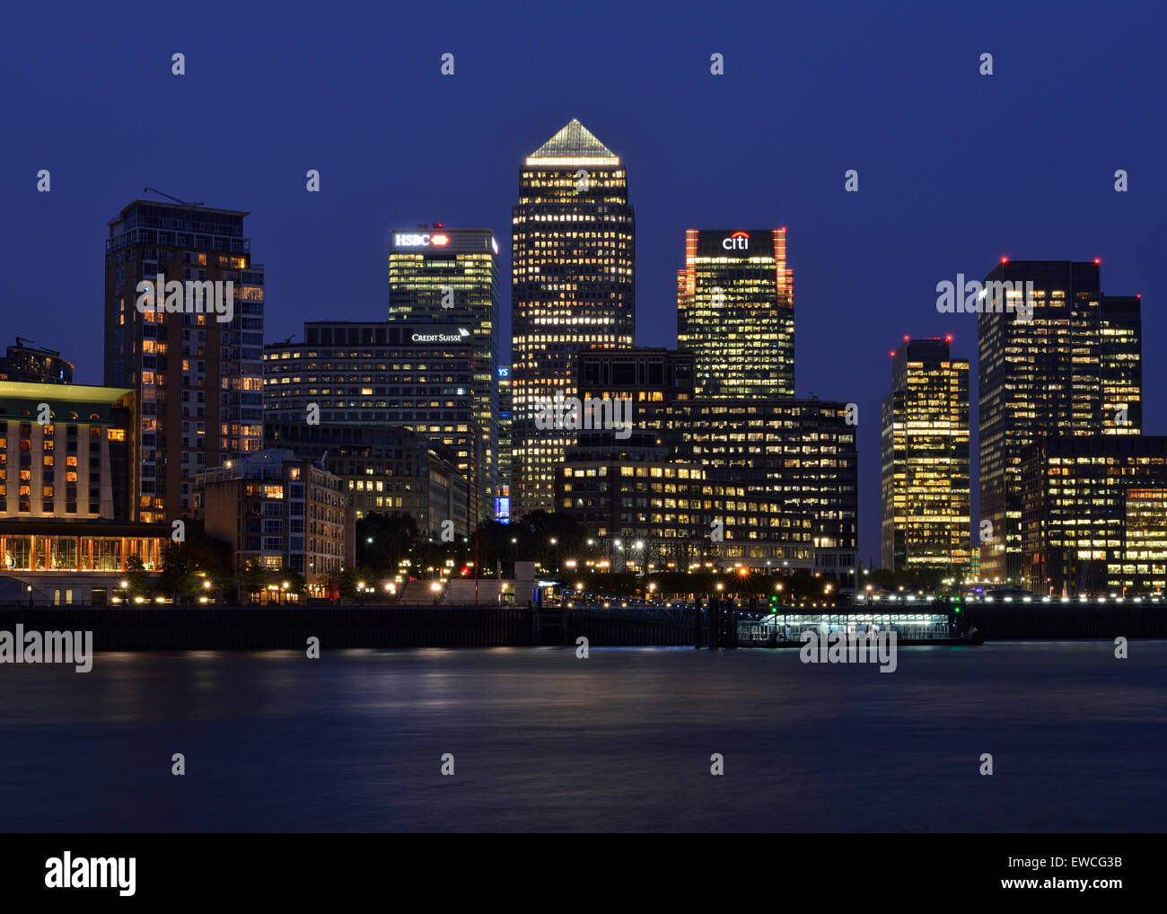 Canary Wharf, Londra, Regno Unito. Foto Stock