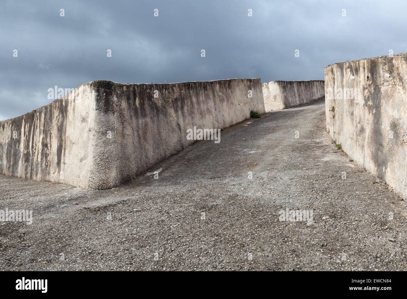 Cretto di Burri, terremoto rovine trasformato in un'opera d'arte Foto Stock