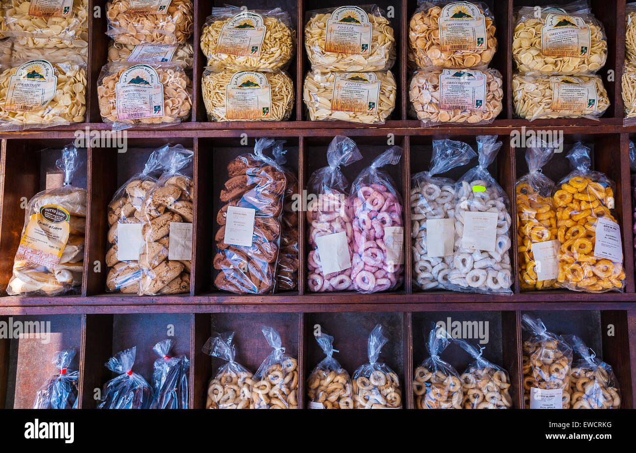 Puglia Parco Nazionale del Gargano prodotto tipico Foto Stock