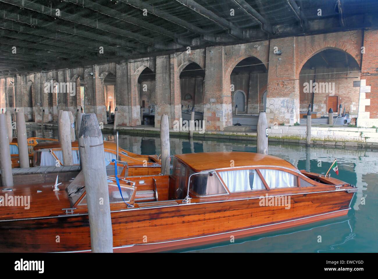 Venezia , Italia, l'Arsenal Foto Stock