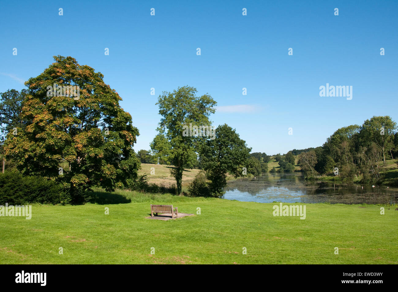 Staunton Harold serbatoio nel Leicestershire, England Regno Unito Foto Stock