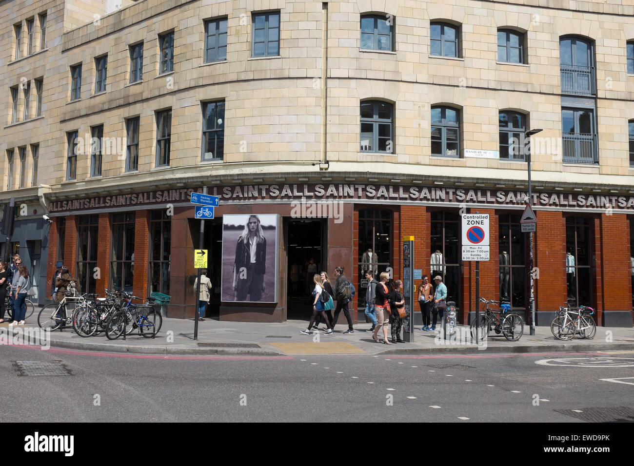 Tutti i Santi Shop Hanbury Street London Foto Stock