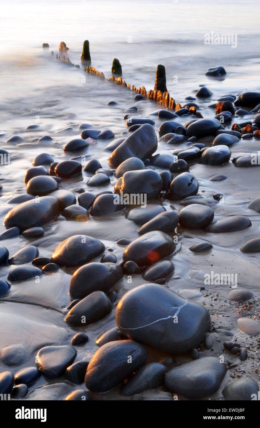 La costa di Condino, North Devon, in Inghilterra. Foto Stock