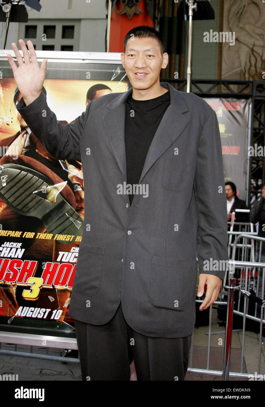 Sun Ming Ming assiste il Los Angeles Premiere di 'Rush Hour 3" tenutasi presso il il Teatro Cinese di Mann a Hollywood. Foto Stock
