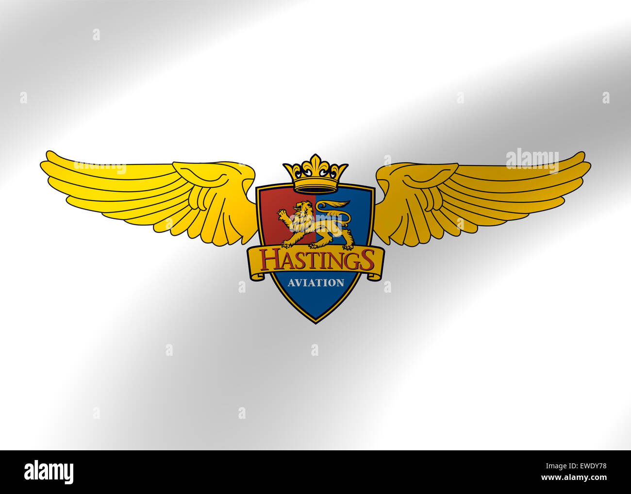 Hastings aviazione icona logo bandiera simbolo segno emblema Foto Stock