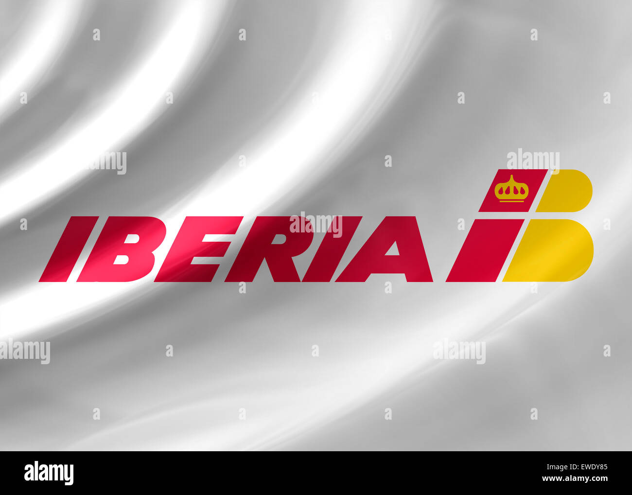 Iberia airlines icona logo bandiera emblema segno di simbolo Foto Stock