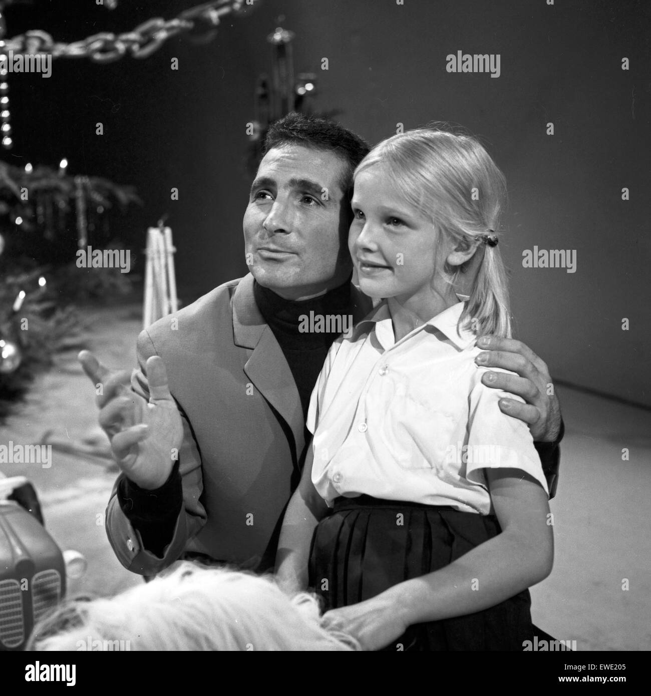 Weihnachten mit Freddy Quinn, Deutschland 1960er Jahre. Natale con il