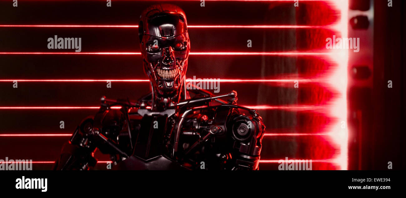 Terminator Genisys è una imminente 2015 American science fiction film d'azione diretto da Alan Taylor e scritto da Laeta Kalogridis e Patrick Lussier. È il quinto episodio della serie Terminator e servirà come un retcon sequel di serie. Arnold Schwarzenegger ha ridiscusso il suo ruolo come il carattere di titolare. Foto Stock