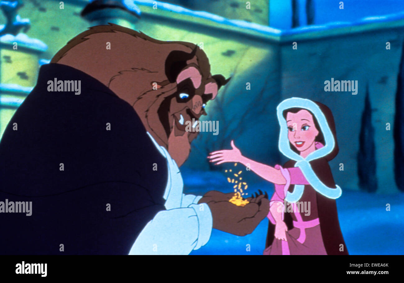 La bella e la Bestia Foto Stock