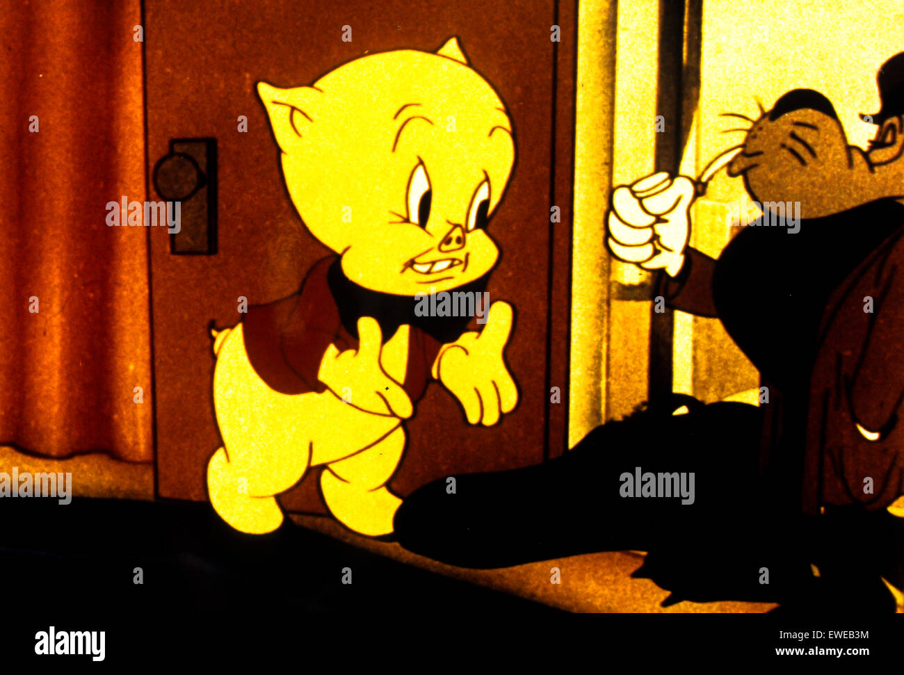 Porky Pig Foto Stock